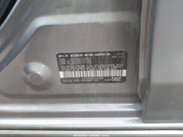 2015 MITSUBISHI LANCER JA32U8FWXFU020361 Photo 8