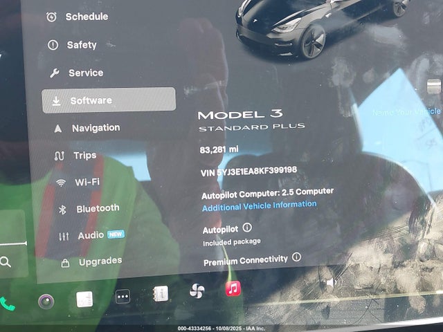 Tesla MODEL 3 2019 5YJ3E1EA8KF399198 Image 3