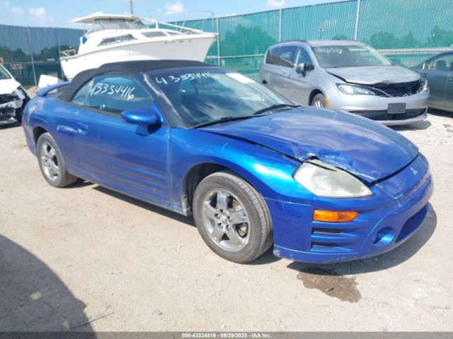 2005 MITSUBISHI ECLIPSE SPYDER 4A3AE45G25E044916 Photo 0