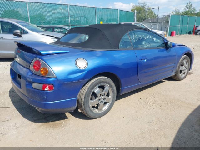 2005 MITSUBISHI ECLIPSE SPYDER 4A3AE45G25E044916 Photo 3