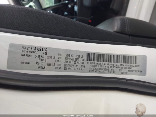 2018 DODGE DURANGO 1C4RDHAG9JC385046 Photo 8