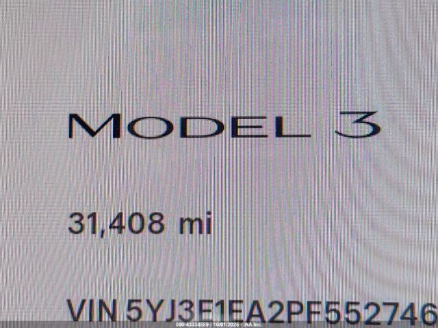 2023 TESLA MODEL 3 5YJ3E1EA2PF552746 Photo 6