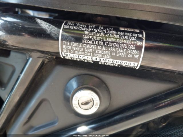 2021 HONDA CMX500 MLHPC5640M5000003 Photo 9