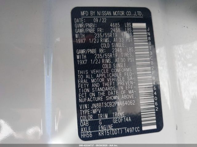 2023 NISSAN ROGUE JN8BT3CB2PW464062 Photo 8