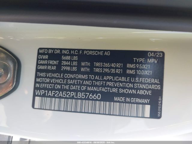 2023 PORSCHE MACAN WP1AF2A52PLB57660 Photo 8