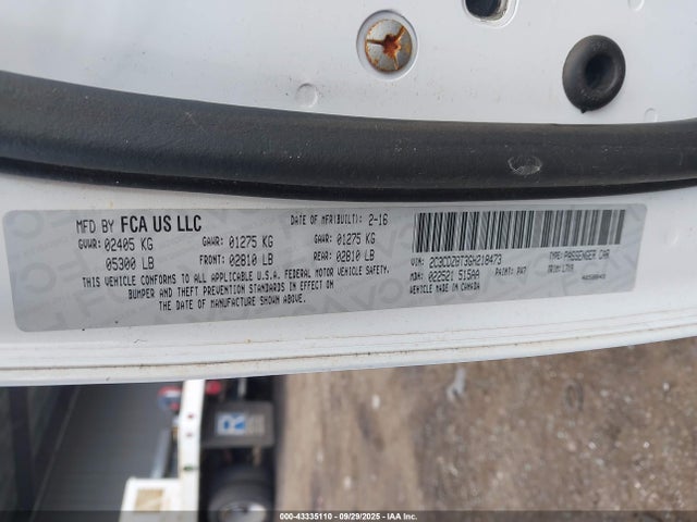 Aukcja sprzedaży 2016 Dodge Challenger R/t, vin: 2C3CDZBT3GH218473, numer aukcji: 43335110