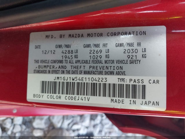 JM1GJ1W54E1104223 Mazda py