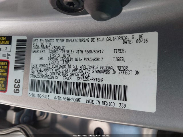 Toyota Tacoma 2017 3TMAZ5CN0HM028615 Image 22