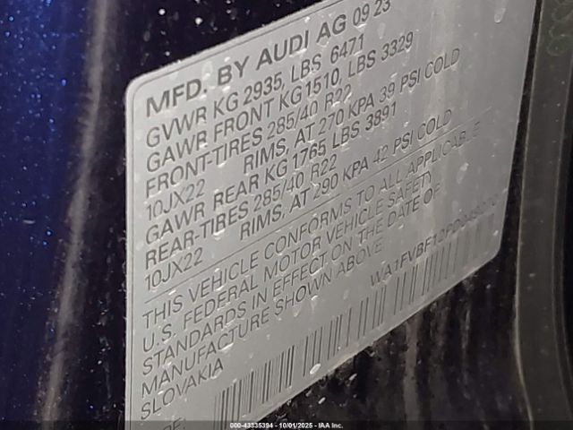 2023 AUDI Q8 WA1FVBF12PD049270 Photo 8