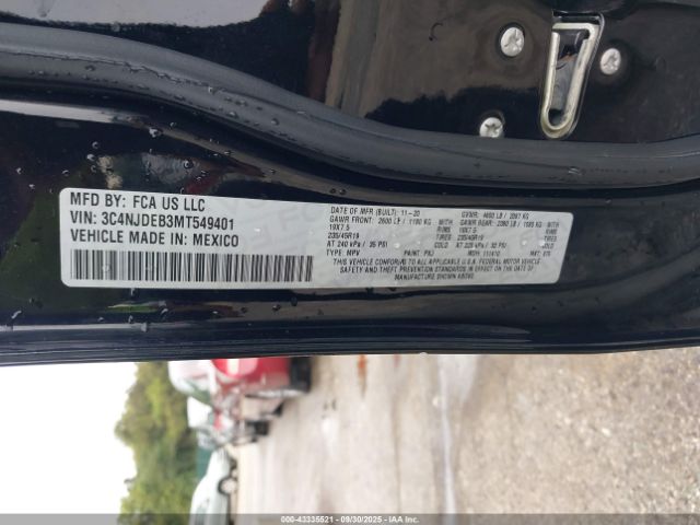 2021 JEEP COMPASS 3C4NJDEB3MT549401 Photo 8