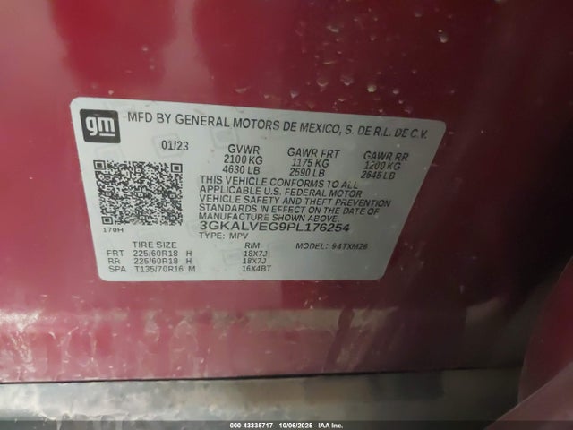 2023 GMC TERRAIN 3GKALVEG9PL176254 Photo 8