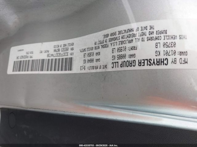 2013 FIAT 500E 3C3CFFGE5DT744738 Photo 8