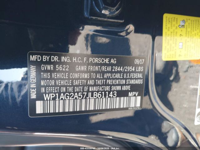 2018 PORSCHE MACAN WP1AG2A57JLB61143 Photo 8