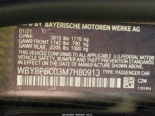 2021 BMW I3S WBY8P6C03M7H80913 Photo 8