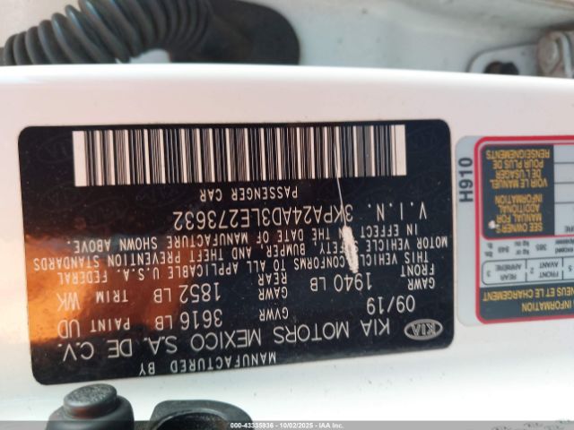 2020 KIA RIO 3KPA24AD3LE273632 Photo 8