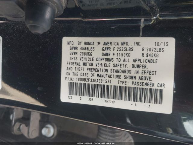 2016 ACURA TLX 19UUB2F3XGA001574 Photo 8