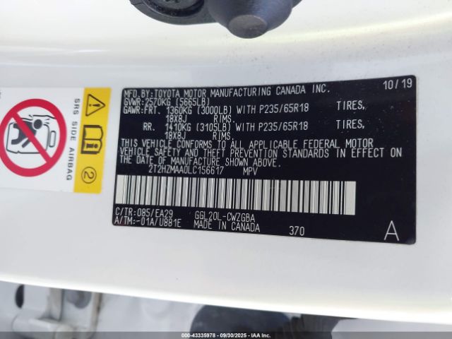 2020 LEXUS RX 350 2T2HZMAA0LC156617 Photo 8