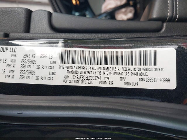 Jeep 2014 2014 1C4RJFBG3EC363741 Image 9