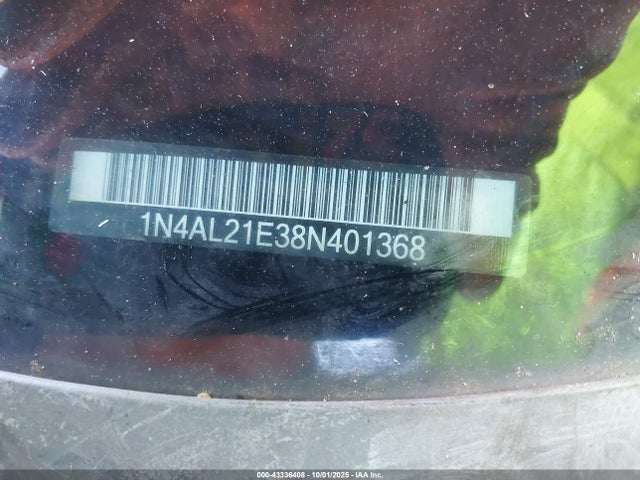 Продажа на аукционе авто 2008 Nissan Altima 2.5 S, vin: 1N4AL21E38N401368, номер лота: 43336408