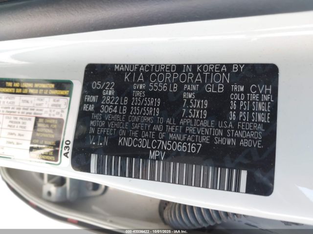 2022 KIA EV6 KNDC3DLC7N5066167 Photo 8