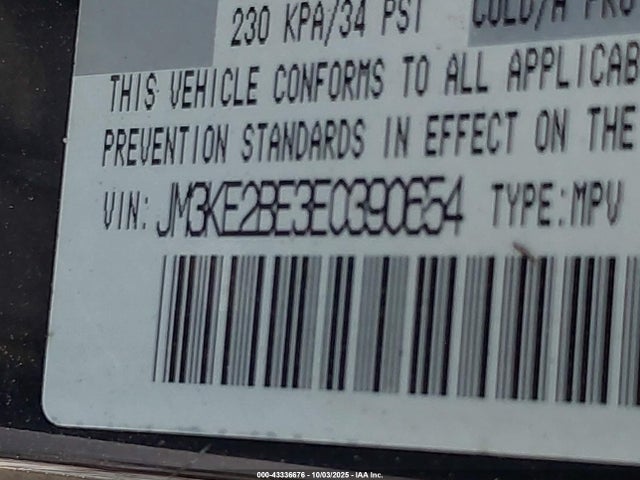 JM3KE2BE3E0390654 Mazda pe