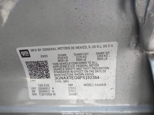 2023 CHEVROLET EQUINOX 3GNAXTEG6PS192364 Photo 8