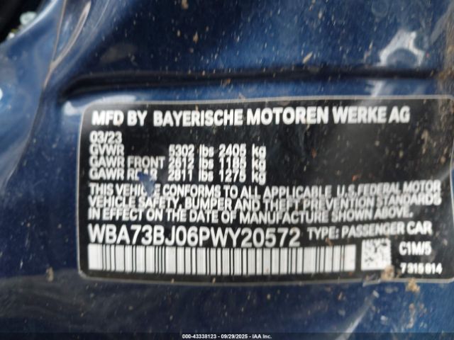 2023 BMW 540 WBA73BJ06PWY20572 Photo 8