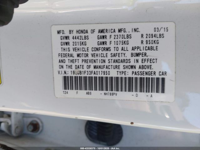 2015 ACURA TLX 19UUB1F33FA017950 Photo 8