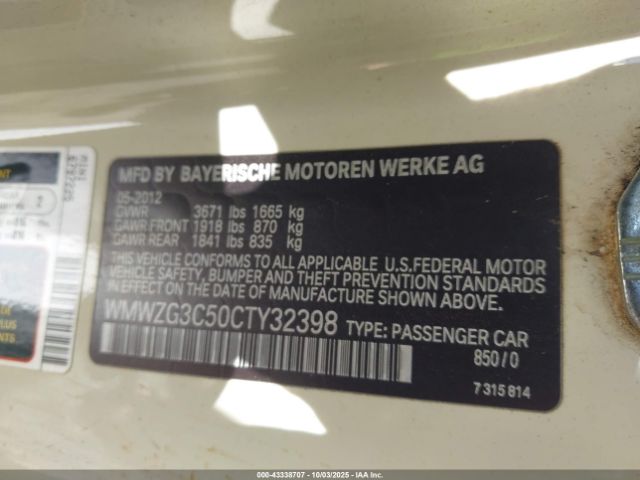 2012 MINI COOPER S CLUBMAN WMWZG3C50CTY32398 Photo 8