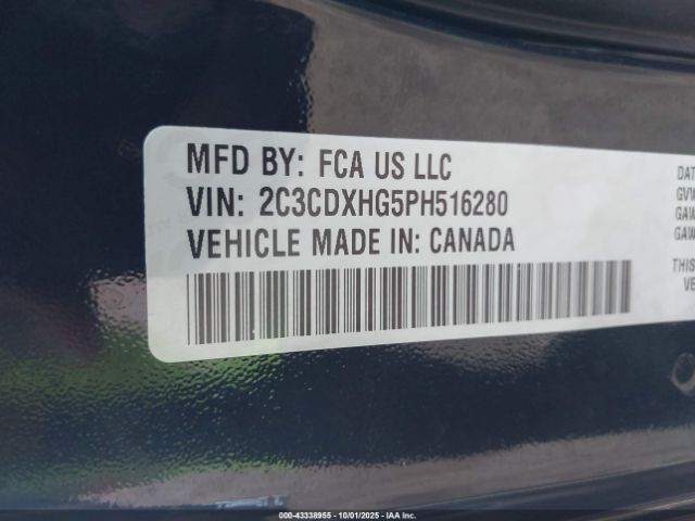 2023 DODGE CHARGER 2C3CDXHG5PH516280 Photo 8