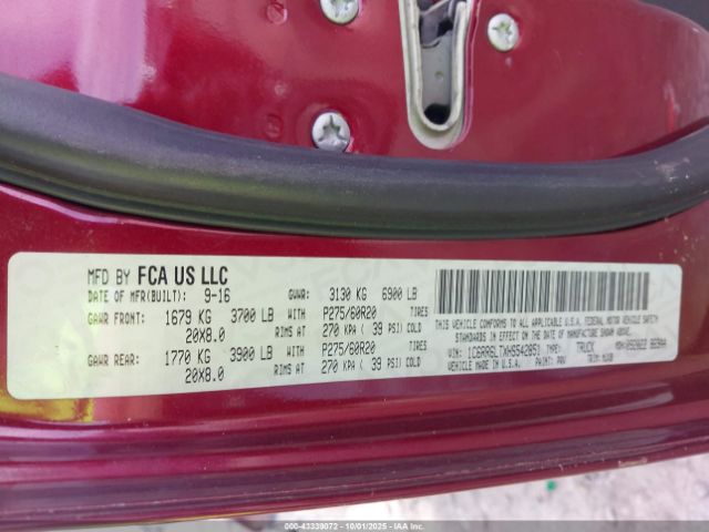 2017 RAM 1500 1C6RR6LTXHS542851 Photo 8