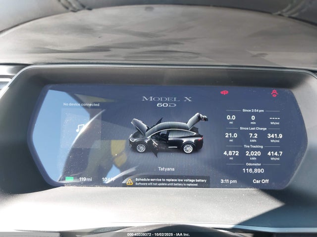 2016 TESLA MODEL X 5YJXCBE29GF015863 Photo 6