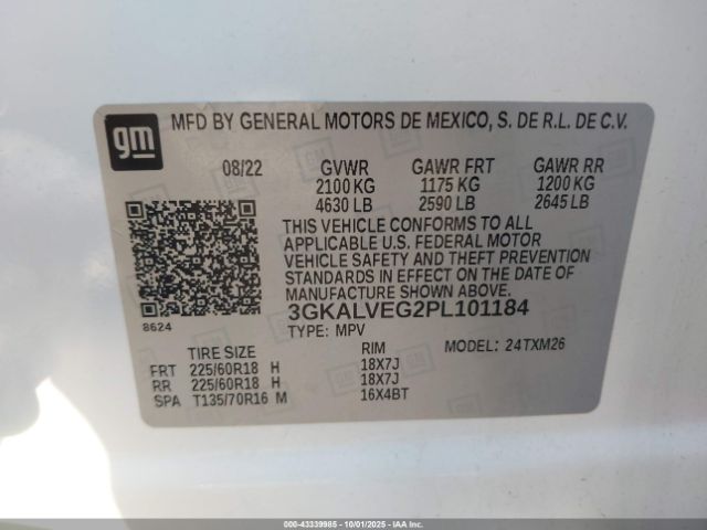 2023 GMC TERRAIN 3GKALVEG2PL101184 Photo 8
