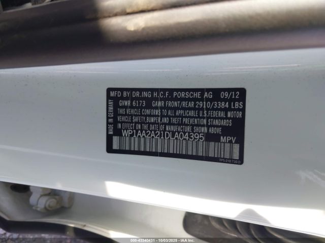 2013 PORSCHE CAYENNE WP1AA2A21DLA04395 Photo 8