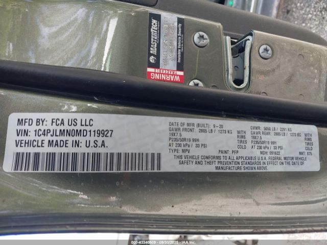 2021 JEEP CHEROKEE 1C4PJLMN0MD119927 Photo 8