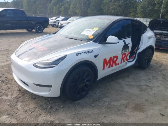 2022 TESLA MODEL Y 7SAYGDEE8NA019642 Photo 1