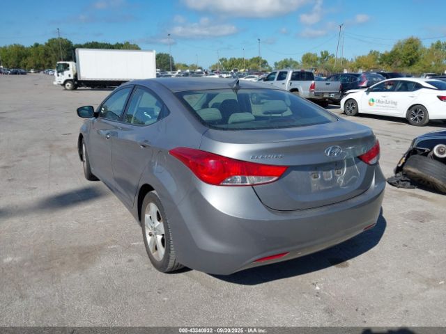 2011 HYUNDAI ELANTRA KMHDH4AE1BU123132 Photo 2