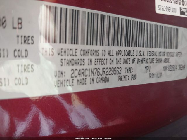 2018 CHRYSLER PACIFICA HYBRID 2C4RC1N76JR229963 Photo 8