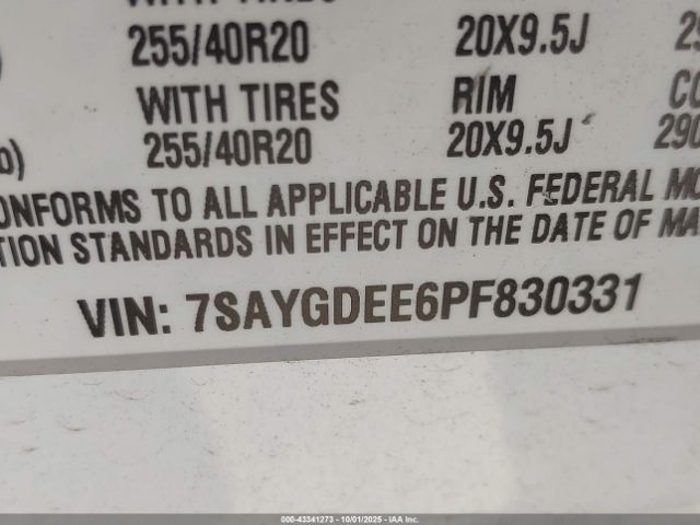 2023 TESLA MODEL Y 7SAYGDEE6PF830331 Photo 8