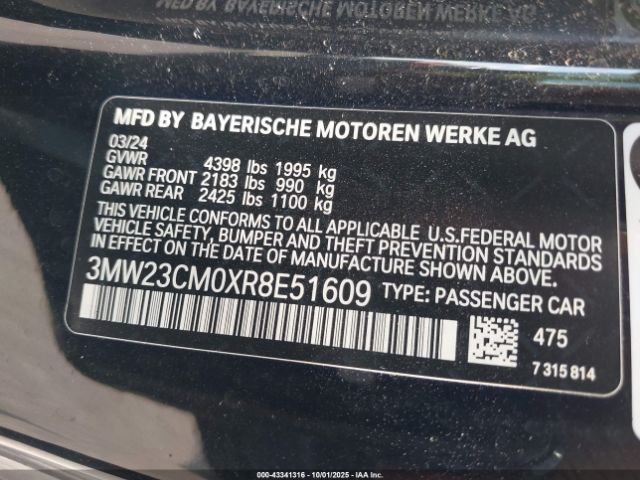 2024 BMW 230 3MW23CM0XR8E51609 Photo 8