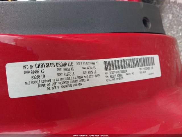 2013 FIAT 500 3C3CFFHH0DT623334 Photo 8