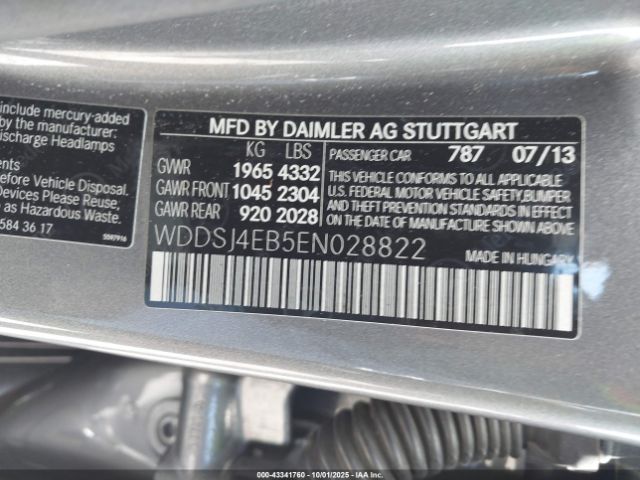 2014 MERCEDES-BENZ CLA 250 WDDSJ4EB5EN028822 Photo 8