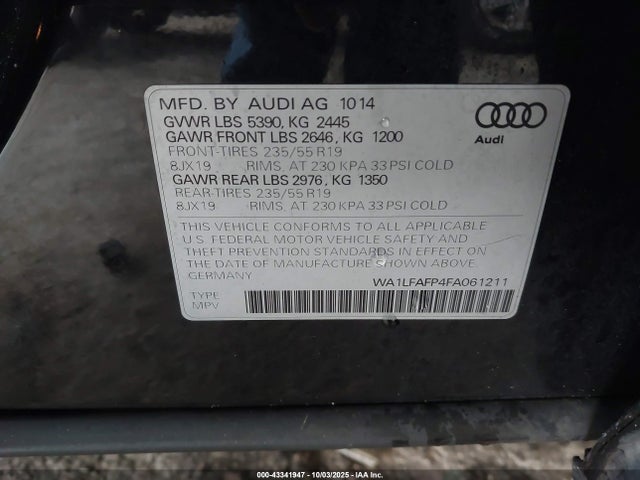 2015 AUDI Q5 WA1LFAFP4FA061211 Photo 8