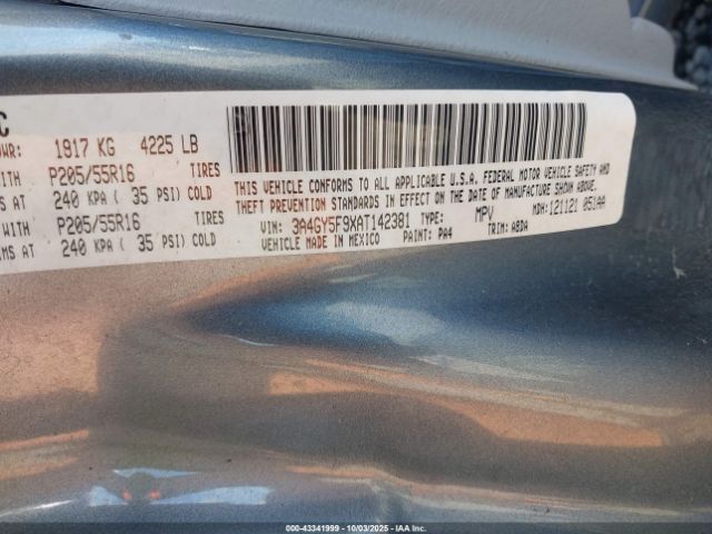 2010 CHRYSLER PT CRUISER 3A4GY5F9XAT142381 Photo 8