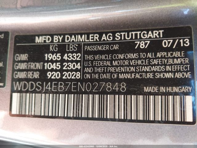 2014 MERCEDES-BENZ CLA 250 WDDSJ4EB7EN027848 Photo 8