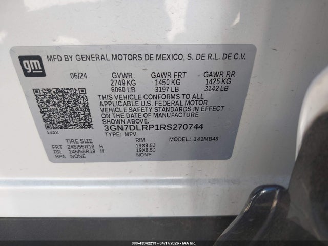 Chevrolet Equinox Ev Lt 2024 3GN7DLRP1RS270744 Image 9