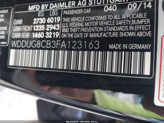 2015 MERCEDES-BENZ S 550 WDDUG8CB3FA123163 Photo 8