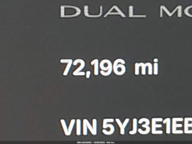 5YJ3E1EB8MF980258 Tesla MODEL 3