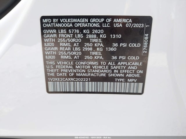 Volkswagen tsi 2024 1V2KE2CAXRC202221 Image 9