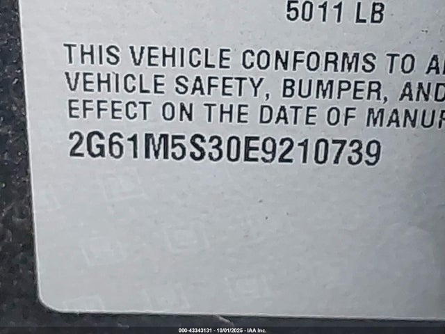 2014 CADILLAC XTS 2G61M5S30E9210739 Photo 8